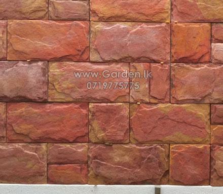 sri lanka wall stone orange